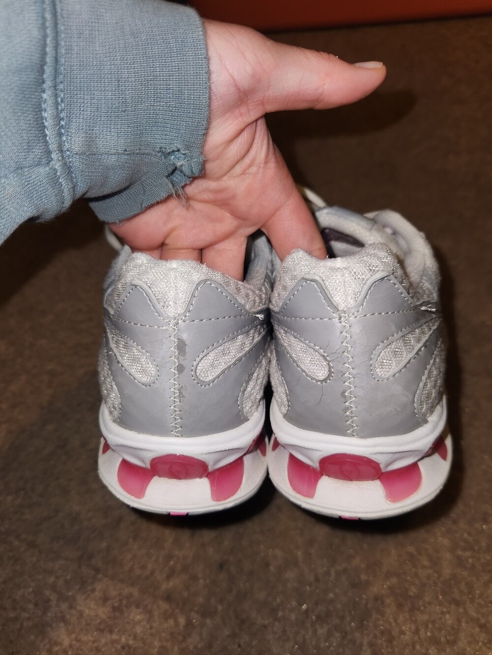 New Balance Toning Wellness Sneakers | White Pink Grey | W9.5 - Picture 4 of 7